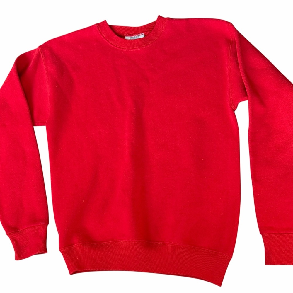 Vintage Lee men’s pullover Red Cotton Crewneck Sweatshirt size Medium
